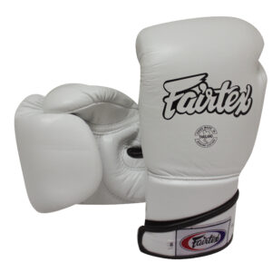 Gants de Boxe d’entrainement FAIRTEX FXV6 Blanc – Offre partenaire club -10%