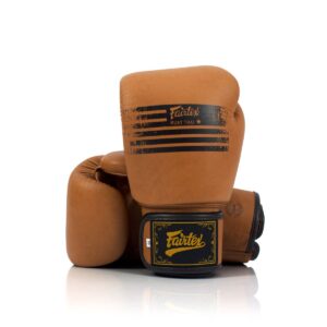Gants de Boxe d’entrainement FAIRTEX LEGACY Cuir Marron – Offre partenaire club -10%