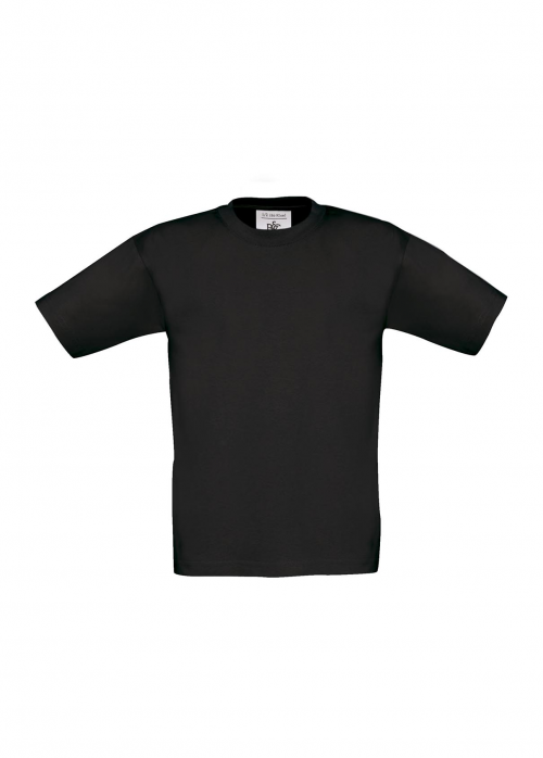 t-shirt sportwear 100% coton personnalisable enfants black