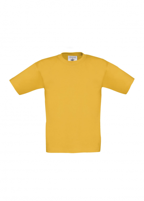t-shirt sportwear 100% coton personnalisable enfants yellow gold