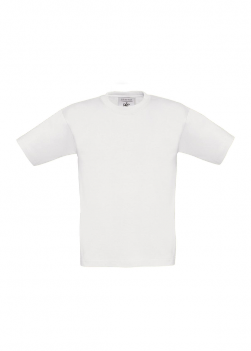 t-shirt sportwear 100% coton personnalisable enfants white