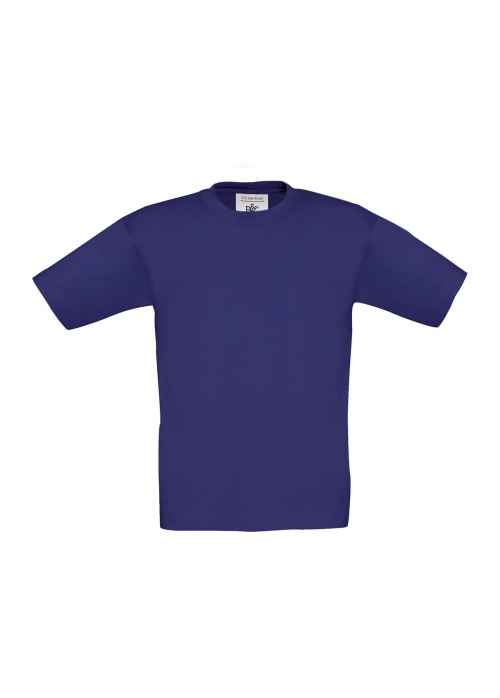 t-shirt sportwear 100% coton personnalisable enfants blue indigo