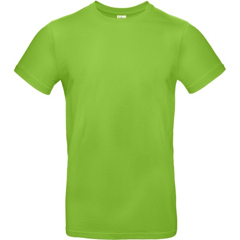 t-shirt personnalisable coton homme hexagone combat vert citron
