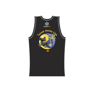 Débardeur lycra coupe ajustée personnalisé Tursan Boxing Club