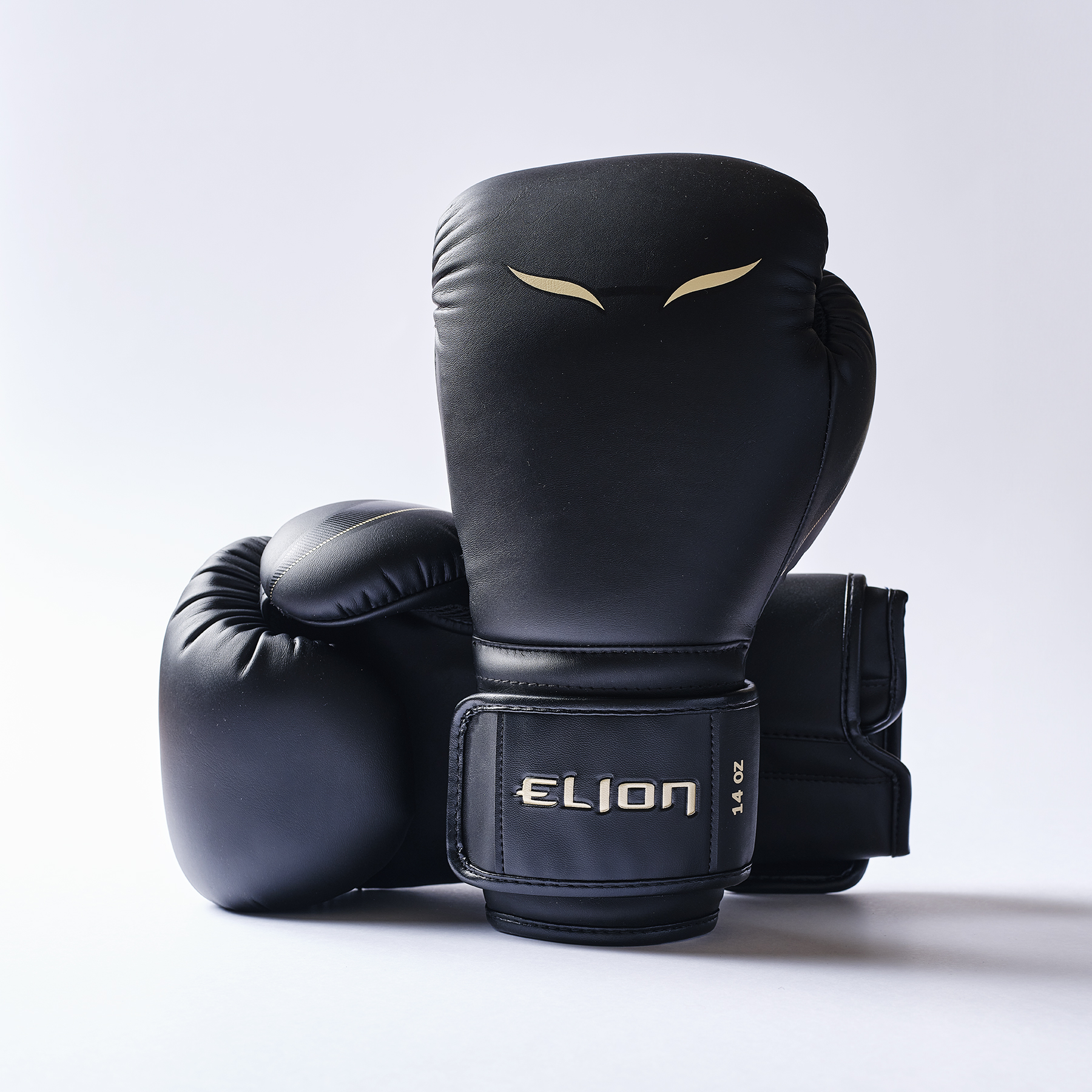 Gants de boxe ELION Uncage 10ème Anniversaire - Noir/Or - Tarif club ASH