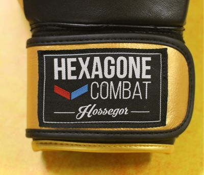 gants personnalisables hexagone combat zoom manchettes