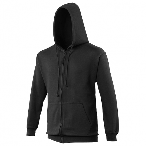 Sweat shirt capuche zippé personnalisable homme black jet