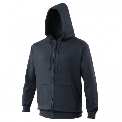 Sweat shirt capuche zippé personnalisable homme blue navy