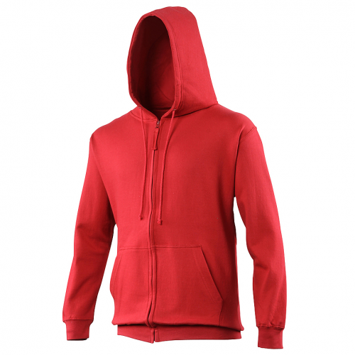 Sweat shirt capuche zippé personnalisable homme red hot chilli