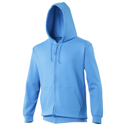 Sweat shirt capuche zippé personnalisable homme blue sapphire