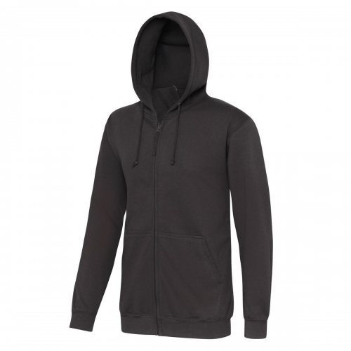 Sweat shirt capuche zippé personnalisable homme grey storm