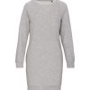 Robe 100% coton sportwear femme hexagone combat grey heather light