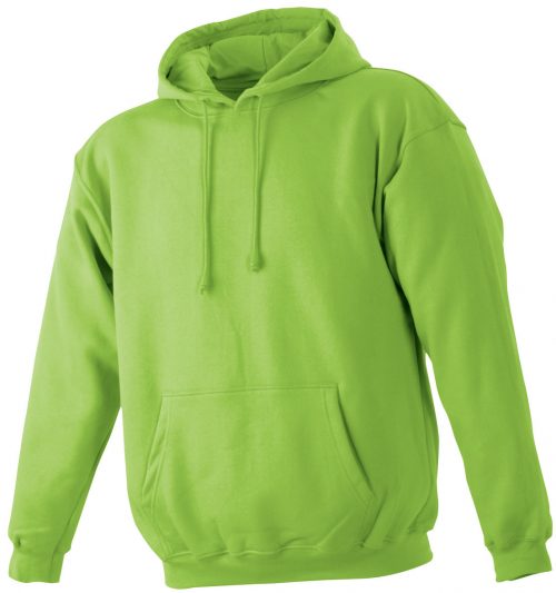 Sweat shirt à capuche sportwear personnalisable homme hexagone combat green lime