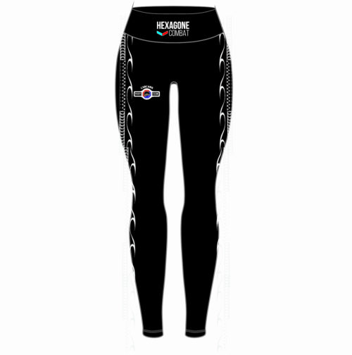 Legging personnalisé femme Carcans Fight Club noir face