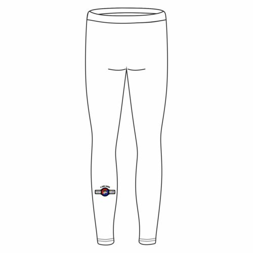 Legging personnalisé Carcans Fight Club blanc dos