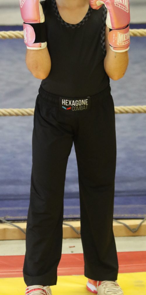 Pantalon de savate boxe française collection challenger enfant