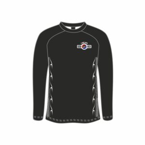 Rashguard manches longues personnalisé Carcans Fight Club – Noir