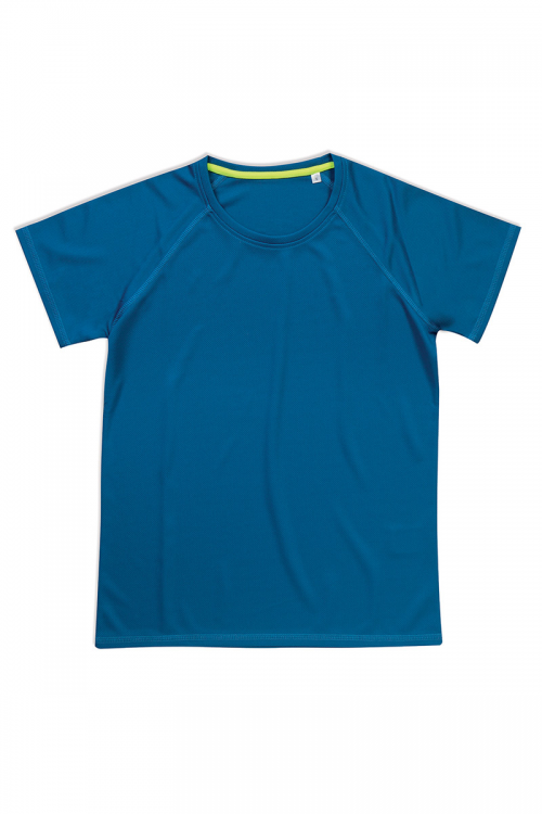 t-shirt femme pro active sportwear personnalisable femme hexagone combat blue king