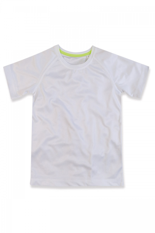 t-shirt enfant pro active sportwear personnalisable hexagone combat white
