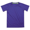 t-shirt enfant pro active sportwear personnalisable hexagone combat blue lilac deep