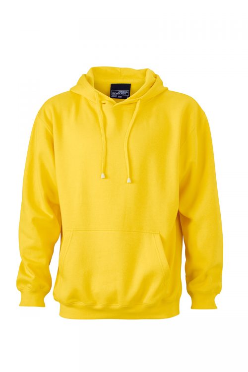 Sweat shirt à capuche sportwear personnalisable homme hexagone combat yellow sun