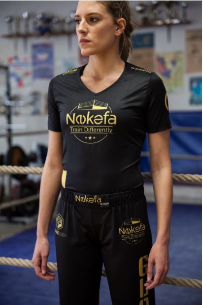 T-shirt de Savate Boxe Française Nokefa femme face