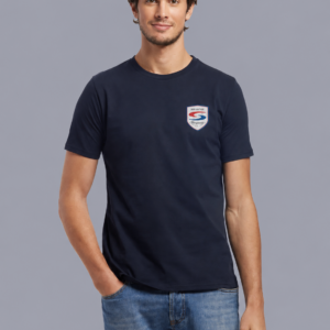 Tee-shirt coton personnalisé SAM – Bleu