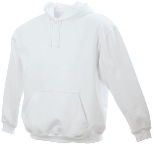 Sweat shirt à capuche sportwear personnalisable homme hexagone combat white