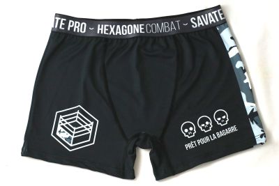 boxer hexagone combat pret pour la bagarre homme