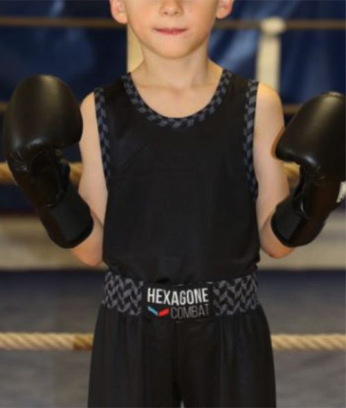 Débardeur de Savate Boxe Française Héritage enfant garçon face