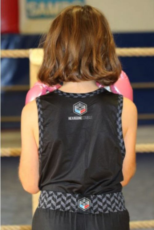 Débardeur de Savate Boxe Française Héritage enfant fille dos