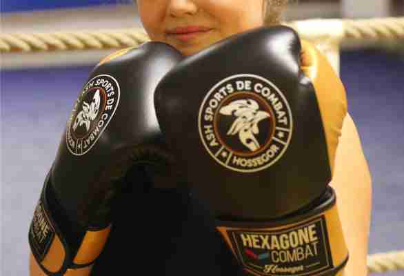 Gants de boxe personnalisés Hexagone Combat Hossegor enfants