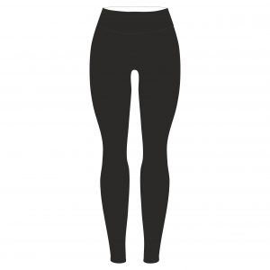 Legging Femme – Enfant personnalisé AVBF noir
