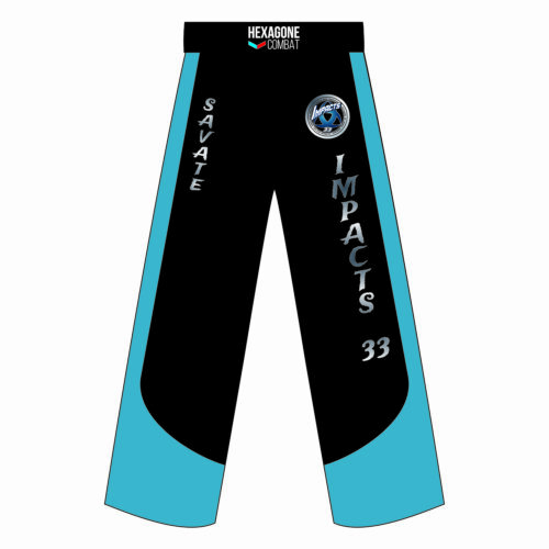 Pantalon de Savate personnalisé IMPACTS 33 face