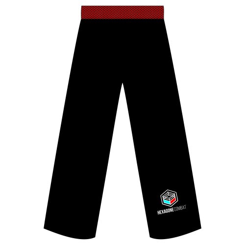 pantalon de savate boxe française personnalisé hexagone combat dos