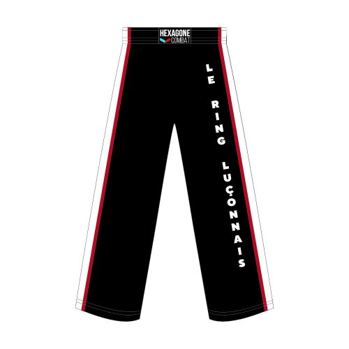 Pantalon de Savate Boxe Francaise modèle homme personnalisé Luçon Hexagone Combat face 2