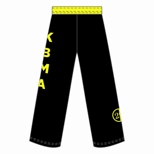 pantalon personnalisé savate boxe française KBMA Hexagone combat arrière