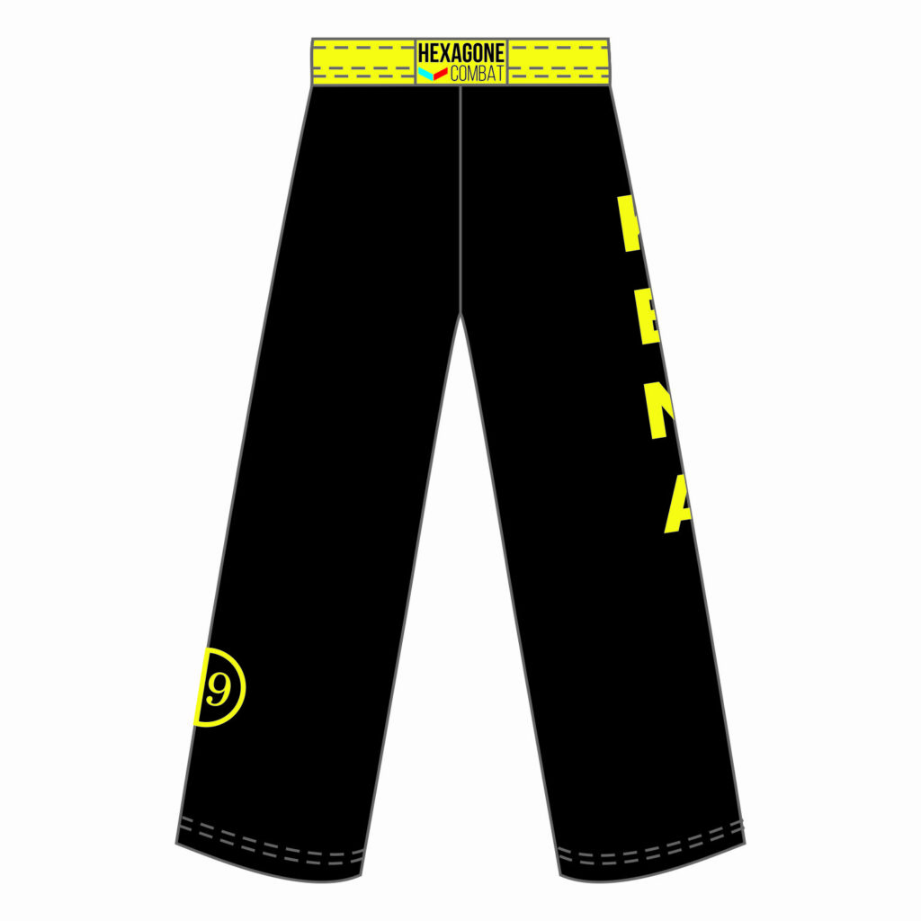 pantalon personnalisé savate boxe française boxing club KBMA