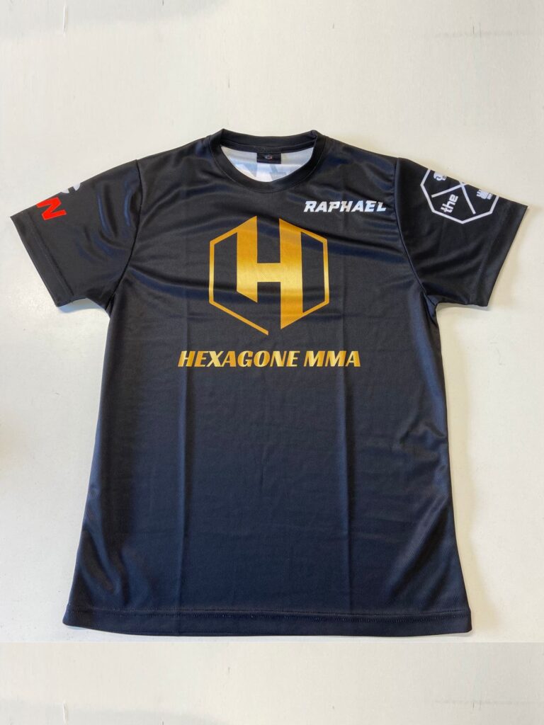 photo-teeshirtpersonnalisé-boxe-hexagone-combat