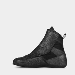 Chaussures de boxe française RIVAT F1 DEVON – Noir brillant