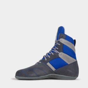 Chaussures de boxe française RIVAT TOP – Gris / Bleu