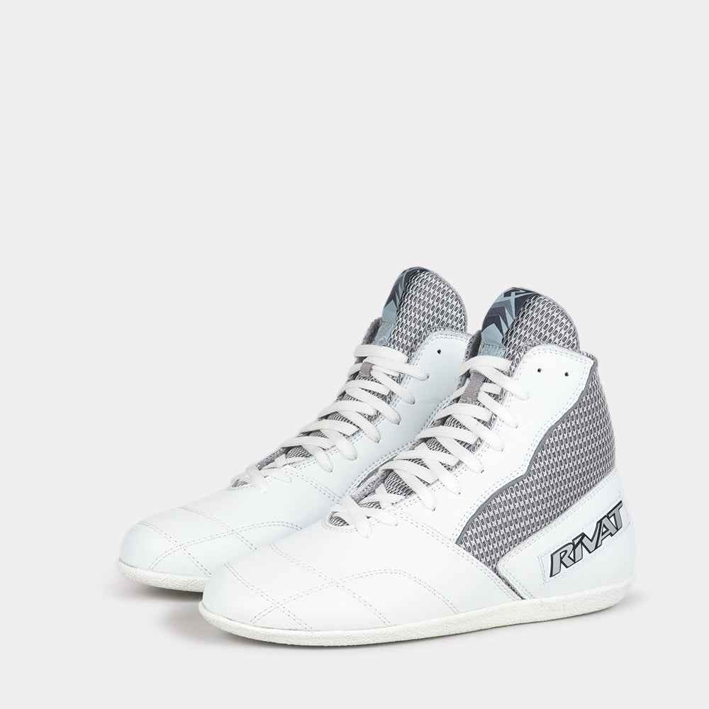 Chaussures de boxe française RIVAT UPPERCUT - Blanc