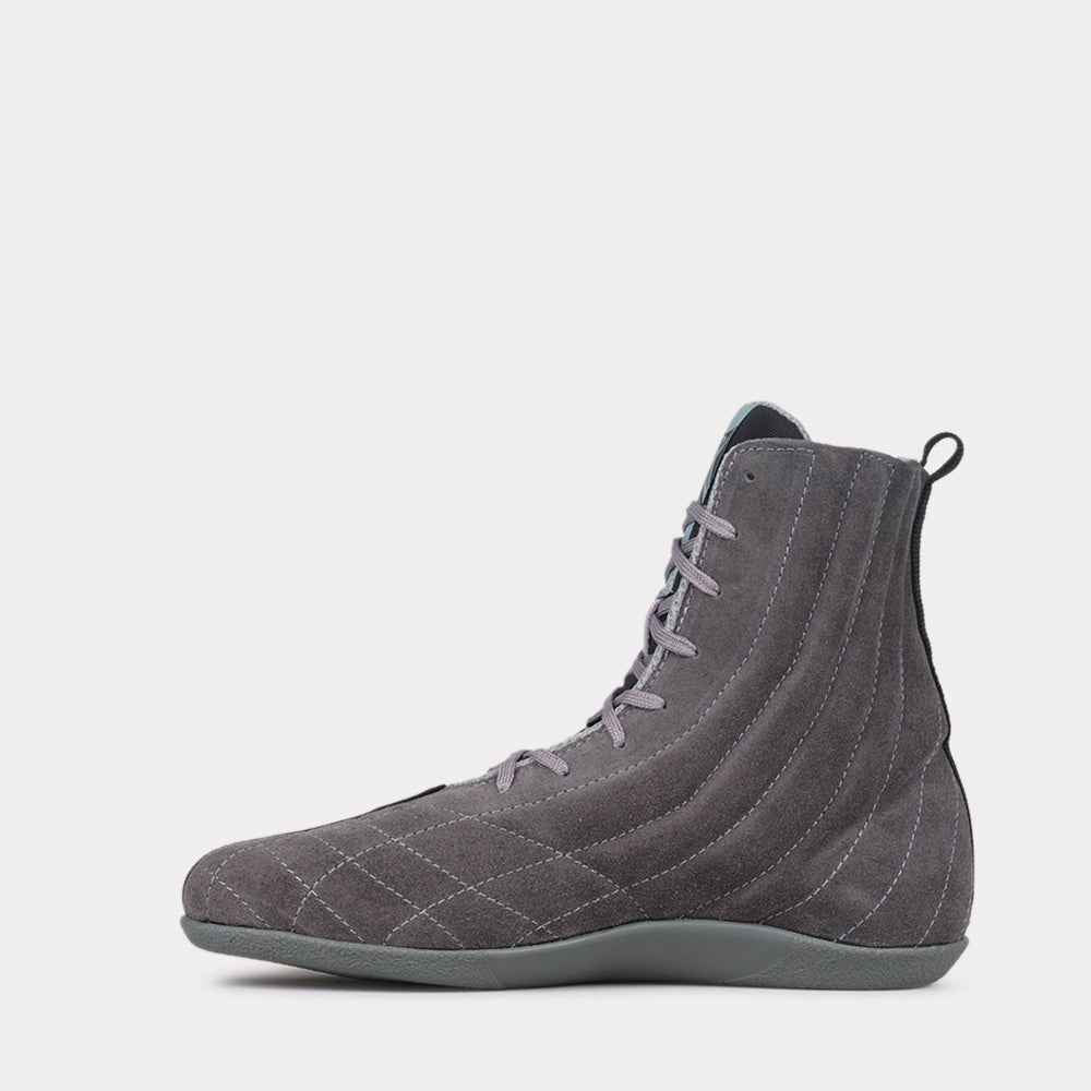 Chaussures de boxe française RIVAT FLAG - Noir / Gris – Image 2