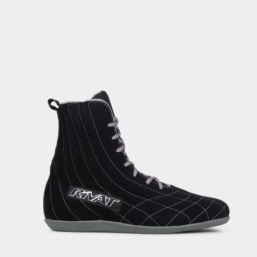 Chaussures de boxe française RIVAT FLAG - Noir / Gris – Image 3