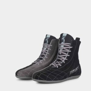 Chaussures de boxe française RIVAT FLAG – Noir / Gris