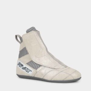 Chaussures de boxe française RIVAT F1 DEVON – Blanc brillant