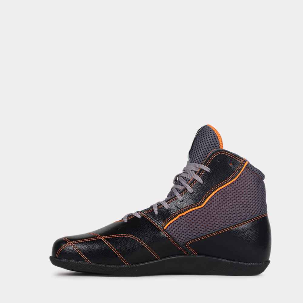 Chaussures de boxe française RIVAT UPPERCUT - Noir – Image 2