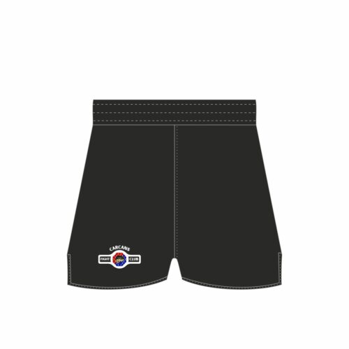 Short de MMA personnalisé Carcans Fight Club Noir dos