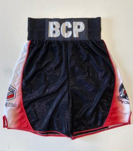 Short de boxe anglaise pro personnalisé hexagone combat arc2
