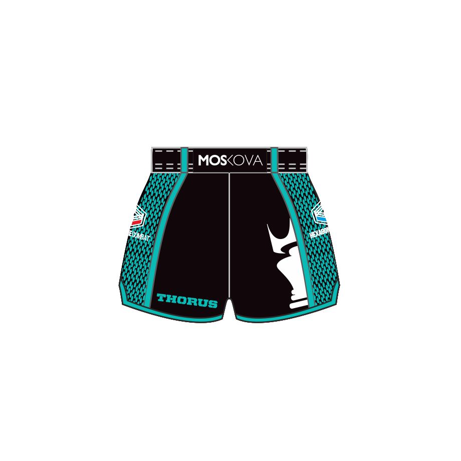 short-personnalisée-boxe-kick-muay-thaï-boxe-pro-dos